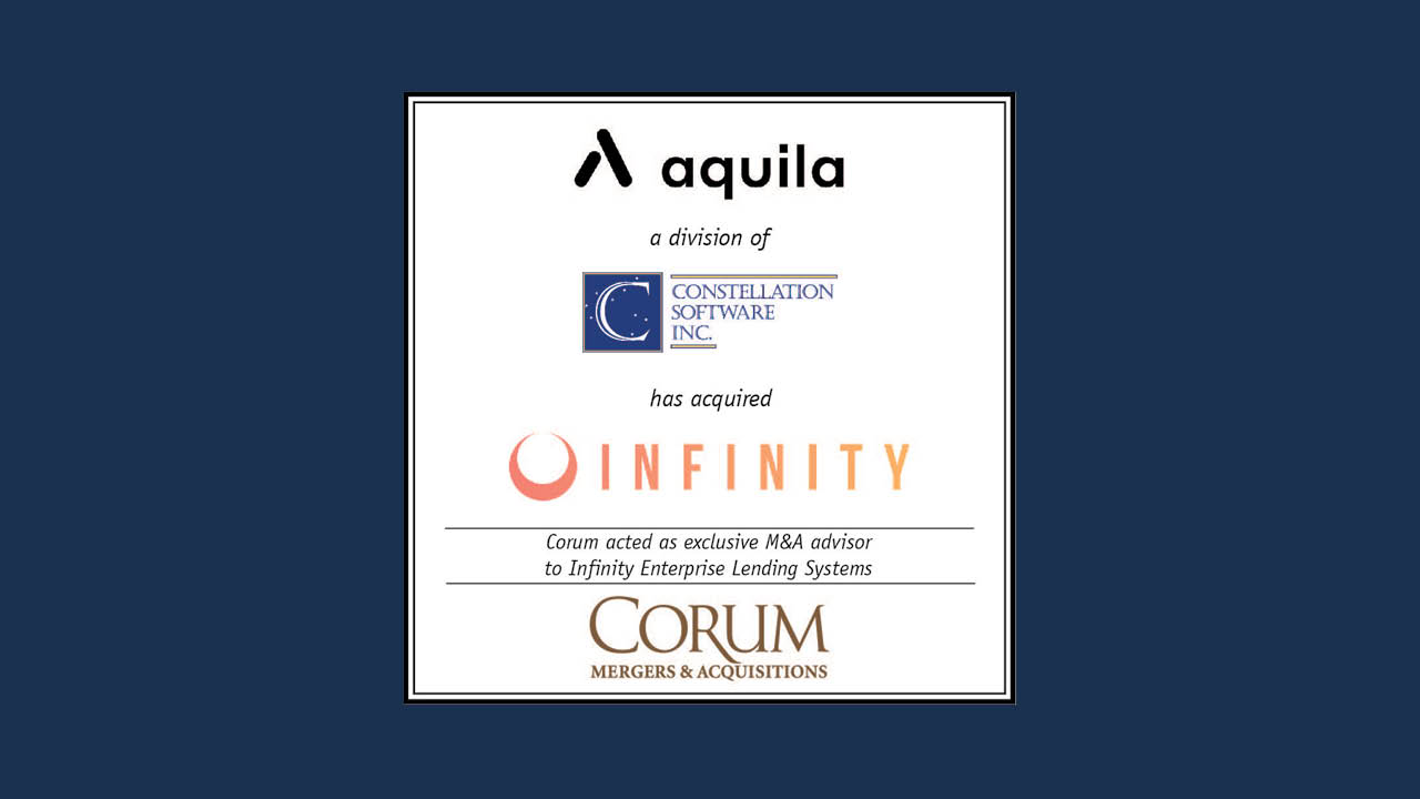 Corum Client Infinity Enterprise Lending Systems Acquired by